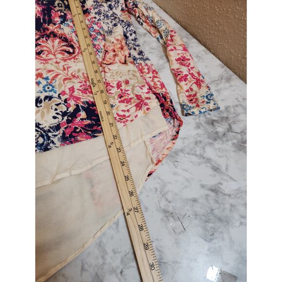 Westbound Women's Floral Scoop Neck Long Sleeves Pullover Tunic Top‎ Size XL - Picture 5 of 5